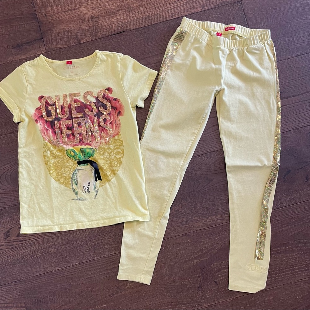 Girls size 8-10 GUESS outfit